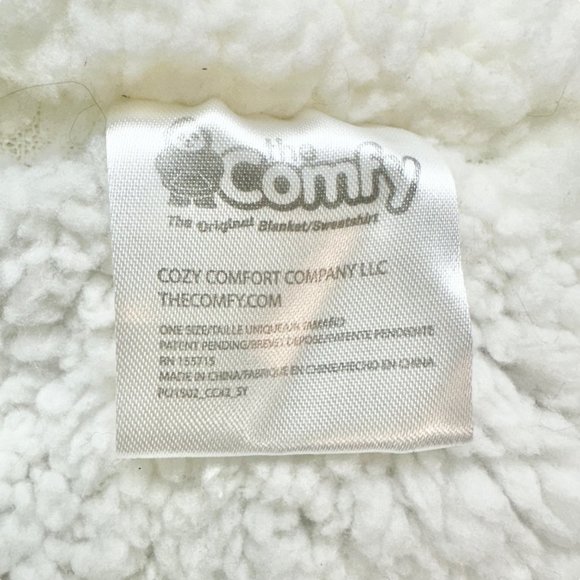 The Comfy Original The Blanket You Wear Blue Fleece Lined - Picture 8 of 9